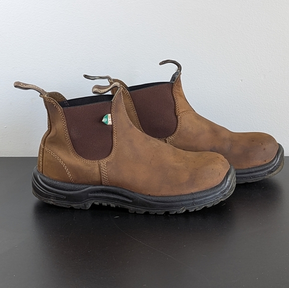 Blundstone All-Terrain Rustic Brown CSA Composite Toe Work Boots, AUS 7 - Picture 2 of 16